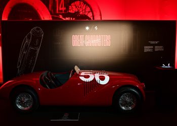 MODENA, ITALY - OCTOBER 27: General view at the Montblanc Launch: Montblanc Great Characters Enzo Ferrari Edition at Ferrari Museum on October 27, 2021 in Modena, Italy. (Photo by Daniele Venturelli/Getty Images for Montblanc)