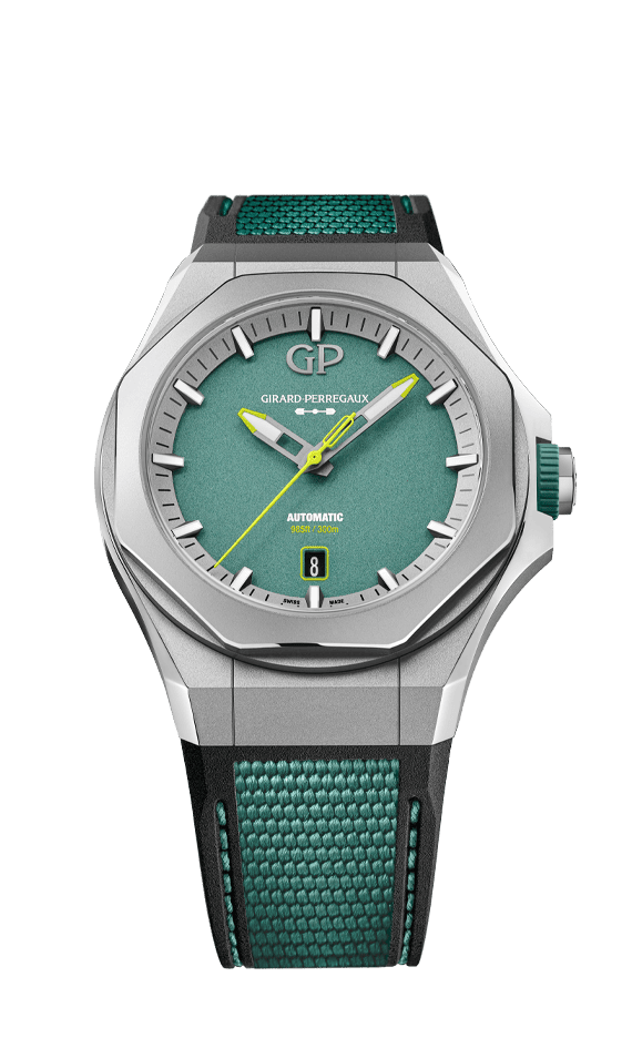 1.Laureato Absolute Aston Martin F1 Edition 81070 21 3405 1CX - 【2025新錶】打造極致感官體驗GP芝柏表Laureato Absolute絕對桂冠腕錶阿斯頓馬丁F1®限量款